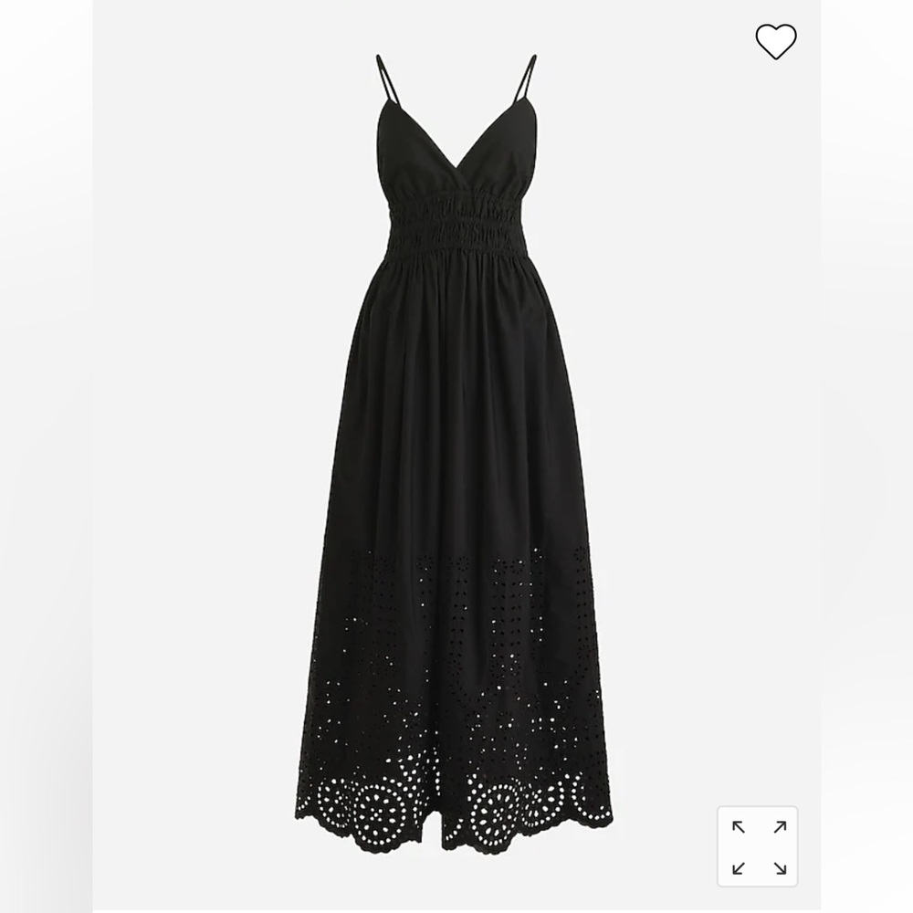 J.Crew V Neck Smocked Waist Dress